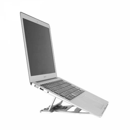 حامل كمبيوتر محمول WiWU S500 قابل للطي من الألومنيوم، قابل للتعديل، فضي - وي وُو - Image 6