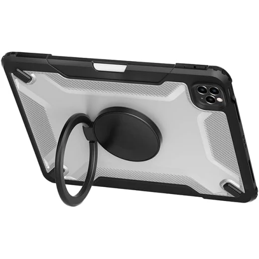 حافظة وي وو ميكا دوارة لجهاز iPad مقاس 10.2/10.5 بوصة غطاء أسود للتابلت - وي وُو - Image 8