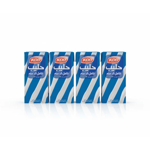 حليب كامل الدسم 1 لتر، مذاق غني، مدعم بالفيتامينات، سهل الهضم، مثالي للمستهلكين الذين يعانون من عدم تحمل اللاكتوز، عبوة واحدة (4 حبة) من كي دي دي حليب كامل الدسم 1 لتر، مذاق غني، مدعم بالفيتامينات، سهل الهضم، مثالي للمستهلكين الذين يعانون من عدم تحمل اللاكتوز، عبوة واحدة (4 حبة) من كي دي دي