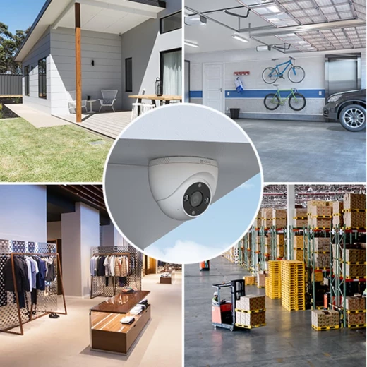 EZVIZ H4 is a versatile security camera providing reliable indoor and outdoor surveillance. It delivers clear 4MP video, AI human/vehicle detection, night vision, two-way audio, and weatherproof protection for complete home coverage - Ezviz - Image 4