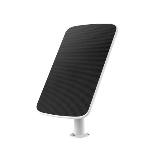 The EZVIZ Solar Charging Panel efficiently converts sunlight into power for outdoor battery cameras, delivering reliable, eco-friendly, continuous operation without frequent charging The EZVIZ Solar Charging Panel efficiently converts sunlight into power for outdoor battery cameras, delivering reliable, eco-friendly, continuous operation without frequent charging