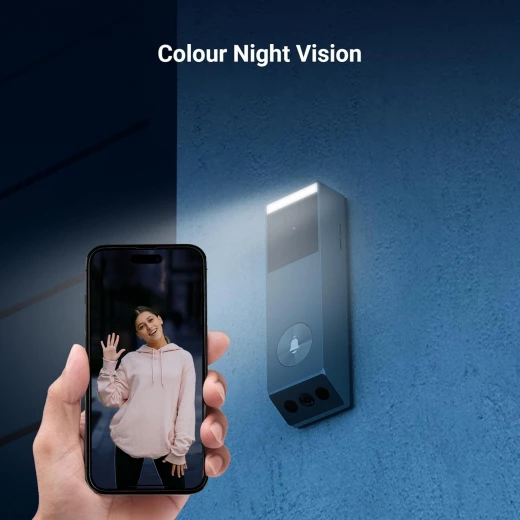 EZVIZ EP3x Pro is a dual-lens battery-powered video doorbell with 2K and 1080p cameras, 32GB storage, solar panel, night vision, and Alexa/Google support - Ezviz - Image 10
