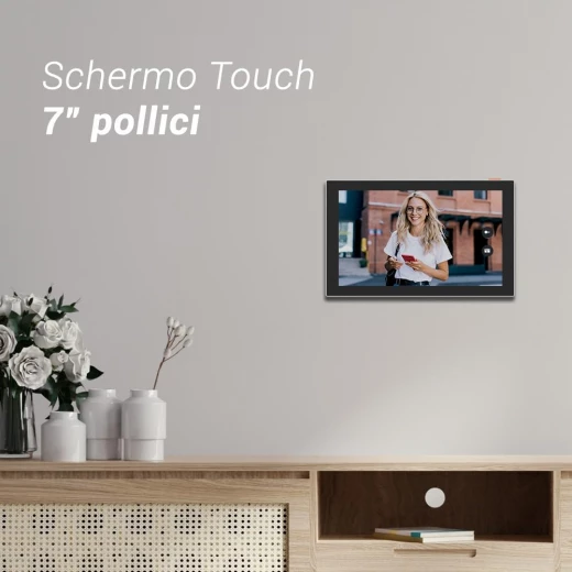 نظام الإنتركوم المرئي EZVIZ HP5 عبر الواي فاي – بدقة 1080P مع شاشة لمس ملونة 7 بوصات، جرس باب ثنائي الأسلاك، فتح الباب عن بُعد، صوت ثنائي الاتجاه، رؤية ليلية وتصميم نحيف - إزفيز - Image 5