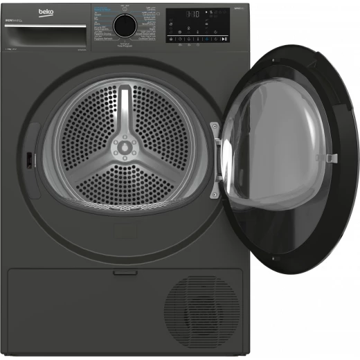 Beko 9kg Inverter Heat Pump Dryer IronFinish Manhattan Gray A+++ Energy Efficient - Beko - Image 2