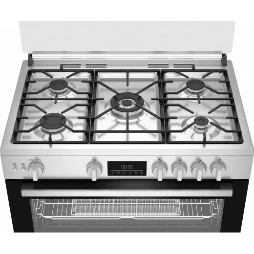 Beko BGGR 11225 GXA 90cm Full Safety Digital Cooker with 2 Fan Air Fryer and Cast Iron Holders - Beko - Image 7