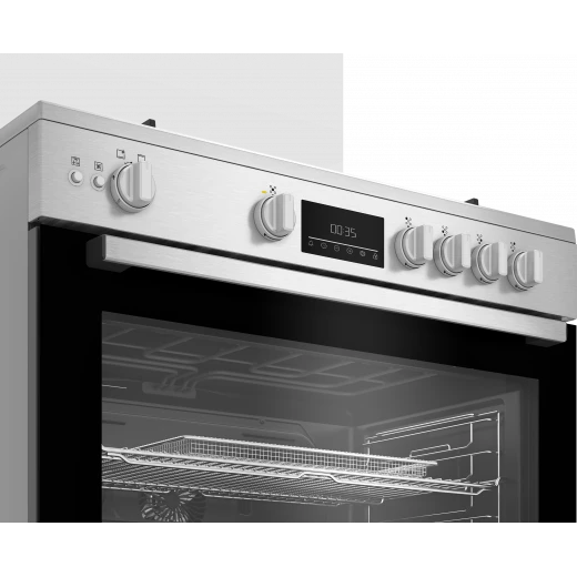 Beko BGGR 11225 GXA 90cm Full Safety Digital Cooker with 2 Fan Air Fryer and Cast Iron Holders - Beko - Image 3