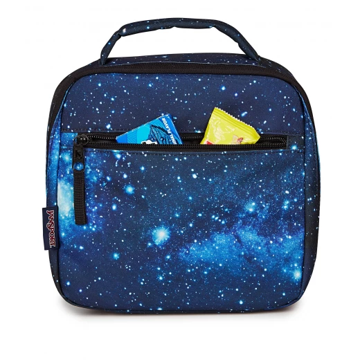 JanSport Lunch Break Insulated Lunch Bag Stellar Starfield 5L with Adjustable Shoulder Strap and Front Zipper Pocket for Easy Organization Perfect for School or Work - JanSport - Image 2