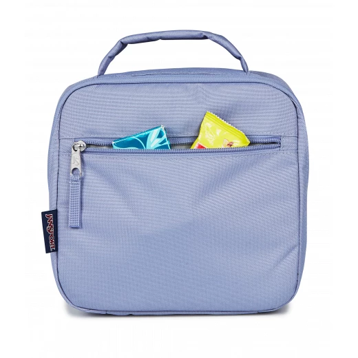 JanSport Lunch Break Large Insulated Lunch Bag Lavender Ash with Multiple Compartments and a Comfortable Grab Handle. Unisex Design, Holds 2+ Meals and Snacks Easily. - JanSport - Image 5