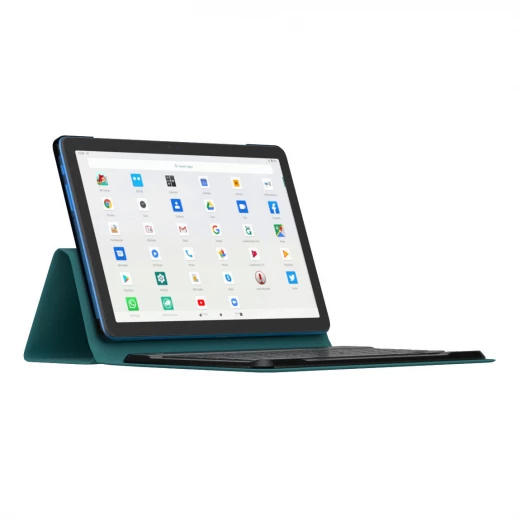 جهاز فيكوشا V-Z60 تابلت 10.1" 8GB رام 128GB روم 4G شريحتي اتصال أندرويد 12 – رمادي | ساعة فيكوشاV-70، واقي شاشة، قلم نشط، لوحة مفاتيح وغطاء، بطاقة تعليمية Al Maher، اشتراك IPTV 3 أشهر، قسيمة 10 دنانير - فيكوشا - Image 4