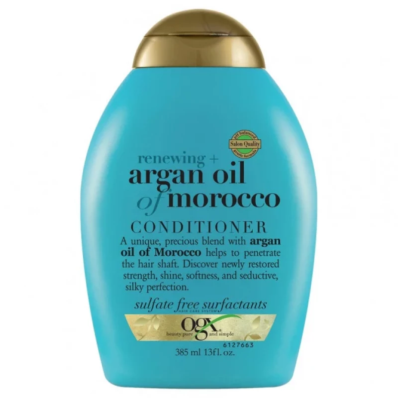 OGX Renewing Plus Argan Oil of Morocco Conditioner 385ml for Dry, Damaged Hair - OGX