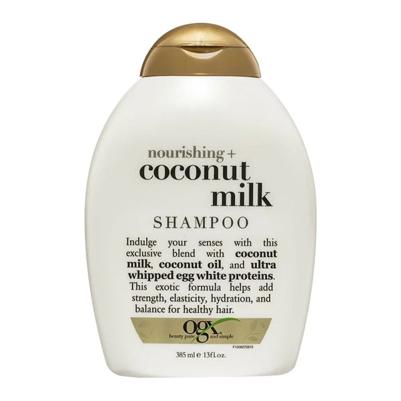 OGX Coconut Milk Shampoo 385ml Hydrating Formula for Soft, Shiny Hair - OGX
