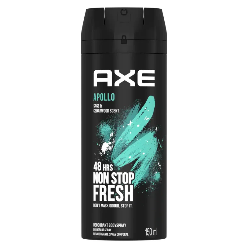 بخاخ مزيل العرق من أكس أبوللو حماية تدوم 48 ساعة 150 مل جنوب أفريقيا - AXE