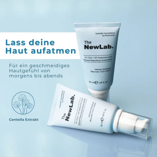 The NewLab Intensive Hydraplus Cica Cream 50ml, Hydrating Moisturizer for Sensitive Skin - The newlab - Image 5