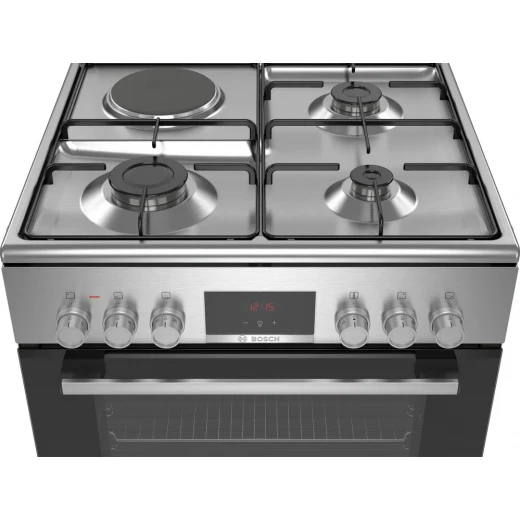 فرن بوش سلسلة 6 قائم بذاته يعمل بالوقود المزدوج من الفولاذ المقاوم للصدأ بتقنية EcoClean Direct - بوش - Image 7