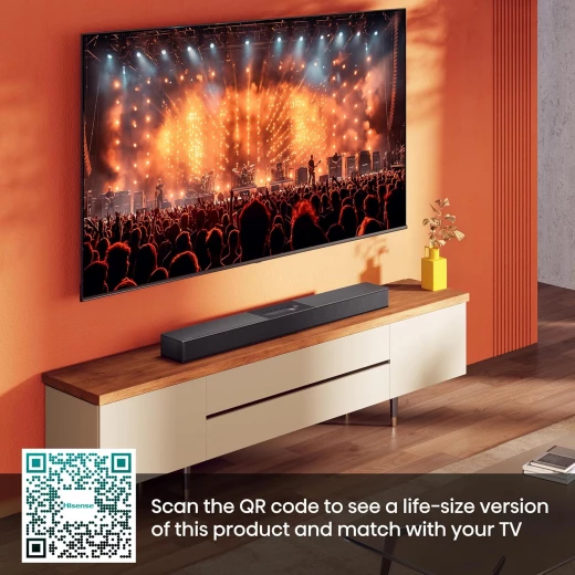 شريط صوت هايسنس HS2000 2.1 قناة مع DTS Virtual:X، 240 واط أسود - هيسنس - Image 9