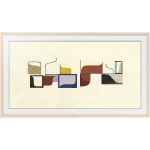إطار سامسونج The Frame 55 بوصة بيج قابل للتخصيص لتلفزيون QLED: تصميم أنيق وقابل للتخصيص، سهل التركيب، متوافق مع شاشات 55 بوصة - سامسونج
