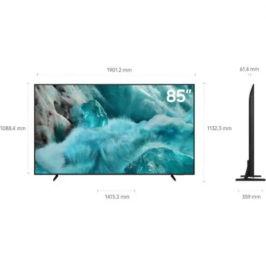 تلفزيون سامسونج 98 بوصة كيو إل إي دي 4K ذكي، QA98Q7FAAUXSA، شاشة فائقة الكبر - سامسونج - Image 4