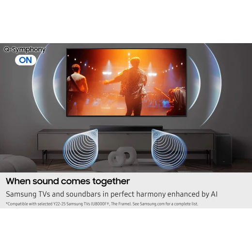 Samsung B-Series Soundbar 370W 3.1 Channel with Q-Symphony Black - Samsung - Image 5