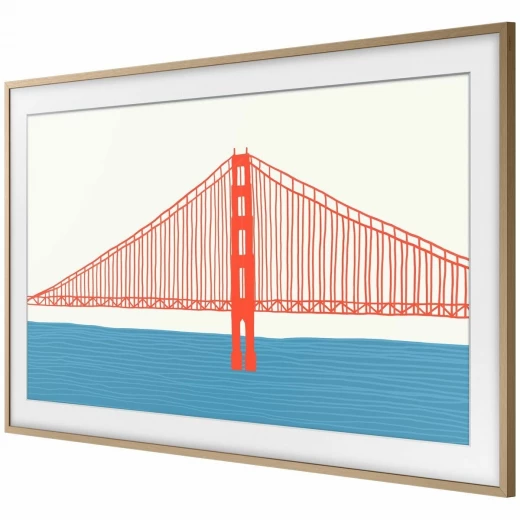 إطار سامسونج عصري لتلفزيون The Frame QLED مقاس 55 بوصة سلسلة LS03A/B/D، تصميم خشب الساج، سهل التركيب، يعزز تجربة المشاهدة إطار سامسونج عصري لتلفزيون The Frame QLED مقاس 55 بوصة سلسلة LS03A/B/D، تصميم خشب الساج، سهل التركيب، يعزز تجربة المشاهدة