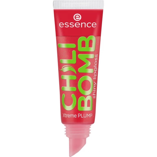 Essence Chili Bomb Lip Gloss 01 Strawberry Salsa Red 10 ml: Plump Lips with a Spicy Kick! Long Lasting, High Shine Finish for a Bold Look - Essence - Image 6