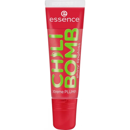 Essence Chili Bomb Lip Gloss 01 Strawberry Salsa Red 10 ml: Plump Lips with a Spicy Kick! Long Lasting, High Shine Finish for a Bold Look Essence Chili Bomb Lip Gloss 01 Strawberry Salsa Red 10 ml: Plump Lips with a Spicy Kick! Long Lasting, High Shine Finish for a Bold Look