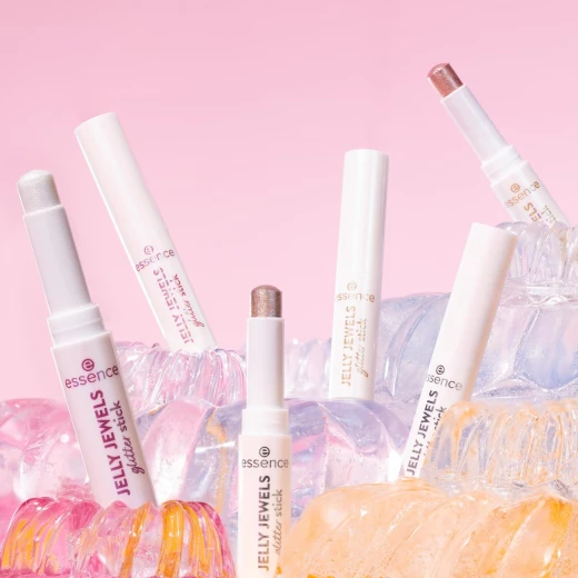 Essence Jelly Jewels 03 Frosted Twinkle 2.5g Highlighter Pencil - Shimmery Face Illuminator for use as eyeshadow or highlighter - Essence - Image 2