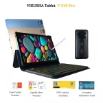 جهاز فيكوشا V-Z40Pro تابلت 10.1" أندرويد 13، 4G LTE 128GB روم | باور بانك P110، واقي شاشة، قلم نشط، لوحة مفاتيح وغطاء، بطاقة تعليمية الماهر، اشتراك IPTV 3 أشهر، قسيمة 10 دنانير أزرق - فيكوشا