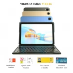 جهاز فيكوشا جهاز لوحيV-Z4 10.1" أندرويد 14، 4+4 جيجابايت Ai رام 128GB روم | لوحة مفاتيح وغطاء حافظة فيكوشا، بطاقة تعليمية الماهر، اشتراك IPTV 3 أشهر، قسيمة 10 دنانير - فيكوشا