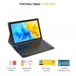 Vikusha V M1 Tablet 10.1" Android 15 4+4GB RAM 128GB Storage | Vikusha Holster Keyboard & Cover, Al Maher Card, IPTV 3mo, 10 JD Voucher, Blue - Vikusha