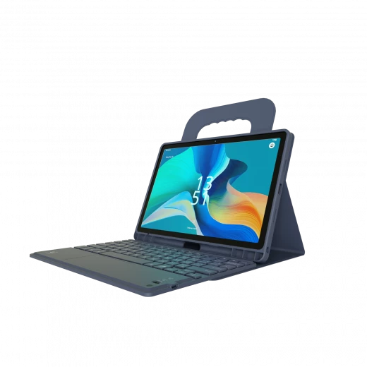 جهاز فيكوشا تابلت V-Z70 10.95" أندرويد 14، 8+8GB رام 256GB روم | ساعة V-70، واقي شاشة، قلم نشط، لوحة مفاتيح وغطاء، بطاقة تعليمية الماهر، اشتراك IPTV 3 أشهر، قسيمة 10 دنانير, أزرق - فيكوشا - Image 5