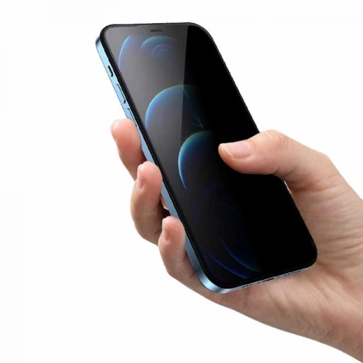 واقي شاشة زجاج مقسى WiWU iPrivacy HD مضاد للتجسس لهاتف iPhone 14 Pro Max مقاس 6.7 بوصة شفاف - وي وُو - Image 5