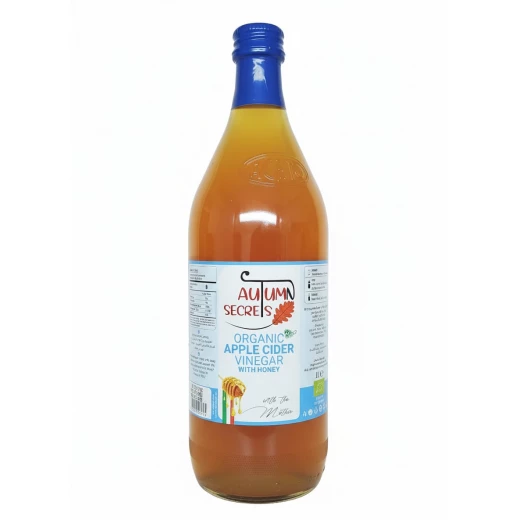 Autumn Secrets Organic apple cider vinegar with honey 1 liter Made from 100% organic apple cider vinegar blended with natural honey