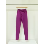 QUWA Women High-Waist Leggings – Large Fuchsia, Size 35 | Squat-Proof, Breathable, Anti-Odor, Soft & Comfortable - Quwa