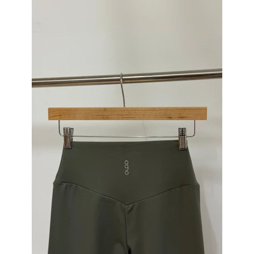 QUWA Women High-Waist Leggings – Large Olive Green, Size 35 | Squat-Proof, Breathable, Anti-Odor, Soft & Comfortable - Quwa - Image 4
