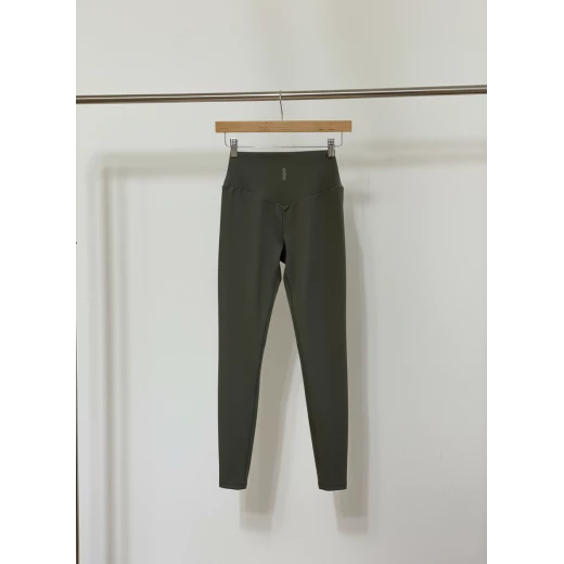 QUWA Women High-Waist Leggings – Large Olive Green, Size 35 | Squat-Proof, Breathable, Anti-Odor, Soft & Comfortable - Quwa - Image 5