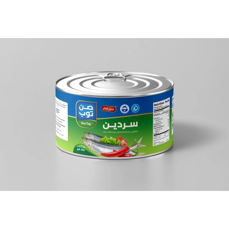 Sun Top Sardines in Tomato Sauce – 185g of premium sardines, rich in protein & omega-3, perfect for quick meals, sandwiches, and healthy recipes - Sun Top