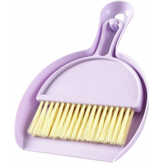 Mini Dustpan and Brush Set, Small Hand Broom and Dustpan Combo for Home Cleaning, Hangable Whisk Brush for Table, Sofa, Keyboard & Pets (Light Purplw) Mini Dustpan and Brush Set, Small Hand Broom and Dustpan Combo for Home Cleaning, Hangable Whisk Brush for Table, Sofa, Keyboard & Pets (Light Purplw)