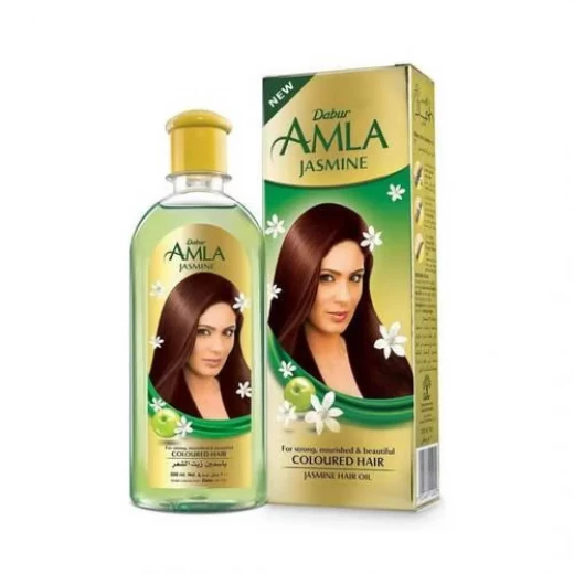 Dabur Amla Jasmine Hair Oil for Colored Hair 200ml, Nourishing and Protecting Formula Dabur Amla Jasmine Hair Oil for Colored Hair 200ml, Nourishing and Protecting Formula