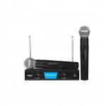 ميكروفون كاريوكي لاسلكي Weisre PGX-208 ثنائي VHF نظام محمول باليد