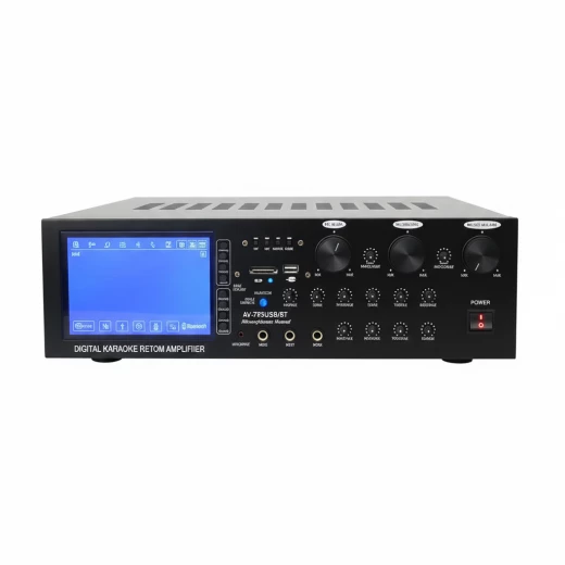 مضخم صوت جوزون AV 735 الرقمي لكاريوكي 700 واط عالي الأداء للصوت مضخم صوت جوزون AV 735 الرقمي لكاريوكي 700 واط عالي الأداء للصوت