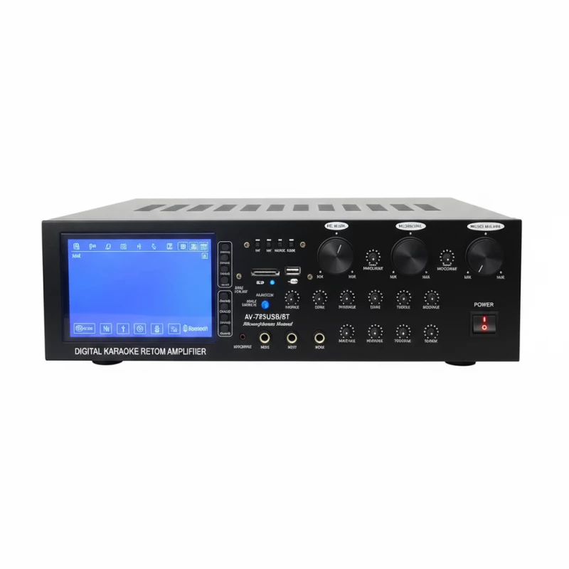 مضخم صوت جوزون AV 735 الرقمي لكاريوكي 700 واط عالي الأداء للصوت
