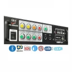 Amplifier Audio System, USB Input, Black Finish, 42 Watts GM HS-666USB