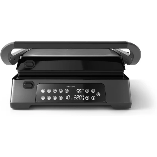Philips HD6307/70 Contact Grill Temperature Sensor and 8 Preset Functions Grill with Large Grill Surface Digital Temperature Control 60°C - 220°C Easy to Clean - Philips - Image 8