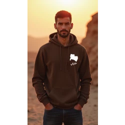 Designless Hoodie Brown Small, Tafele Design, Cultural & Artistic Inspiration, Comfortable, Stylish Everyday Wear Unisex