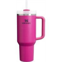 Stanley fuchsia40oz (1182ml) Insulated Stainless Steel Tumbler, Pink Travel Mug for Hot & Cold Drinks, Durable, Large Capacity Drinkware for On-the-Go