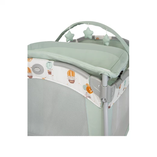 سرير Graco Contour Electra متنقل مع طاولة تغيير، سرير أطفال محمول مع 2 سرعة اهتزاز وتخزين مدمج، مناسب من الولادة حتى 3 سنوات - جراكو - Image 4