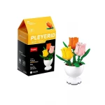 Sluban Potted Plants Garden Building Blocks Set M38-B1077, 515 Pieces, Flowers and Plants - Sluban