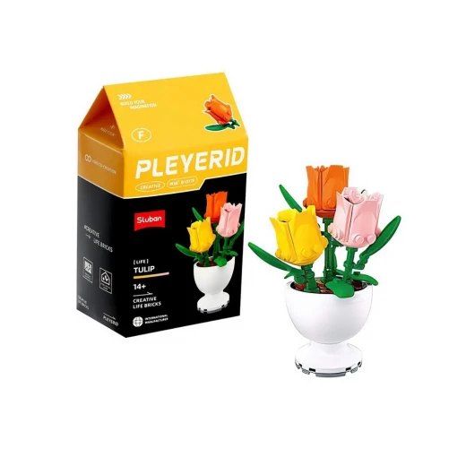Sluban Potted Plants Garden Building Blocks Set M38-B1077, 515 Pieces, Flowers and Plants Sluban Potted Plants Garden Building Blocks Set M38-B1077, 515 Pieces, Flowers and Plants
