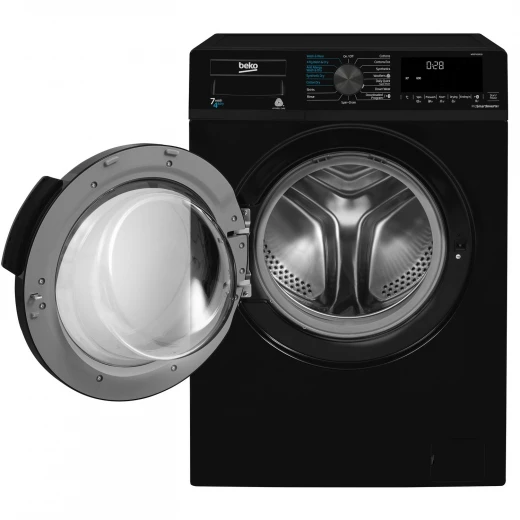 Beko 7kg Wash 4kg Dry Washer Dryer Black Freestanding Quiet 1200rpm BM3WFT412400BS - Beko - Image 5