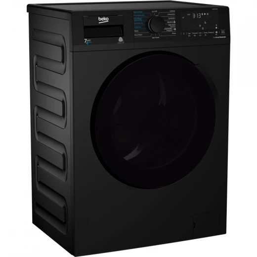 Beko 7kg Wash 4kg Dry Washer Dryer Black Freestanding Quiet 1200rpm BM3WFT412400BS - Beko - Image 8